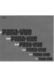 GAF PanaVue manual. Camera Instructions.